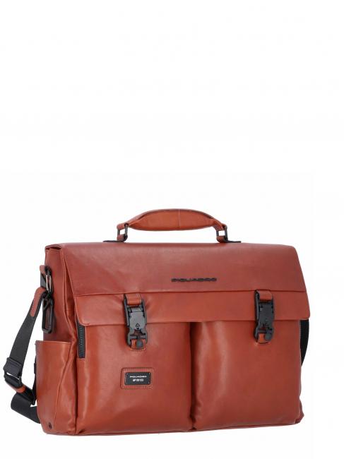 CAMPIONARIO - HARPER Servieta pentru laptop de 15,6", din piele PIELE - Serviete birou