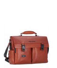 PIQUADRO CAMPIONARIO - HARPER Servieta pentru laptop de 15,6", din piele PIELE - Serviete birou - 2