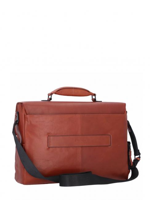CAMPIONARIO - HARPER Servieta pentru laptop de 15,6", din piele PIELE - Serviete birou
