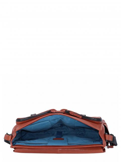 CAMPIONARIO - HARPER Servieta pentru laptop de 15,6", din piele PIELE - Serviete birou