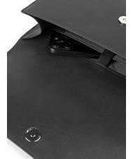 PIQUADRO CAMPIONARIO - GEA  Pocheta din piele negru - Genți femei - 6