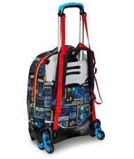 SJGANG FUNNYGOAL Rucsac troler 3 in 1, detasabil FIERY RED - Rucsacuri cu role - 5