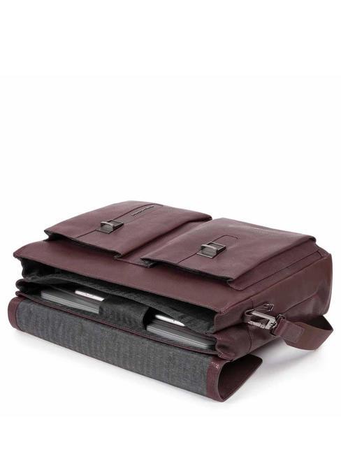 CAMPIONARIO -  ARES  Servietă din piele pentru laptop de 15,6 inchi BROWN - Serviete birou