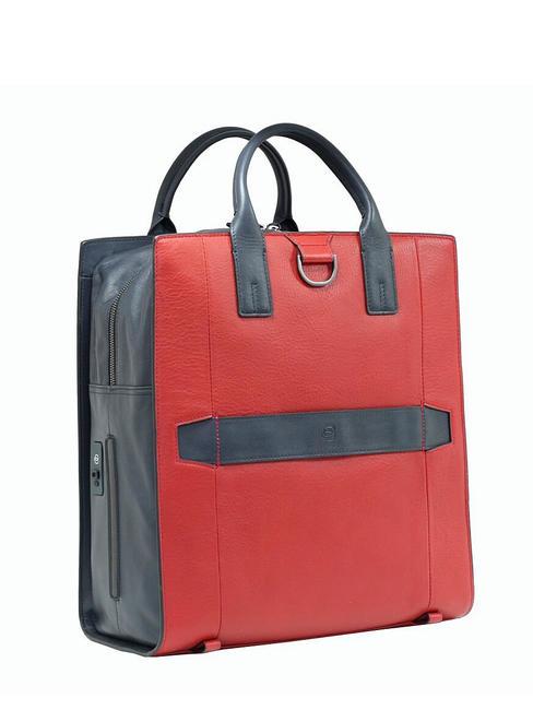 CAMPIONARIO - PRISMA Servieta rucsac din piele, suport pc 15". albastru - Serviete birou