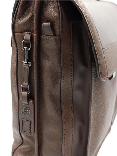 CAMPIONARIO - WOSTOK Servietă din piele de 15,6 inchi pentru PC MORO - Serviete birou