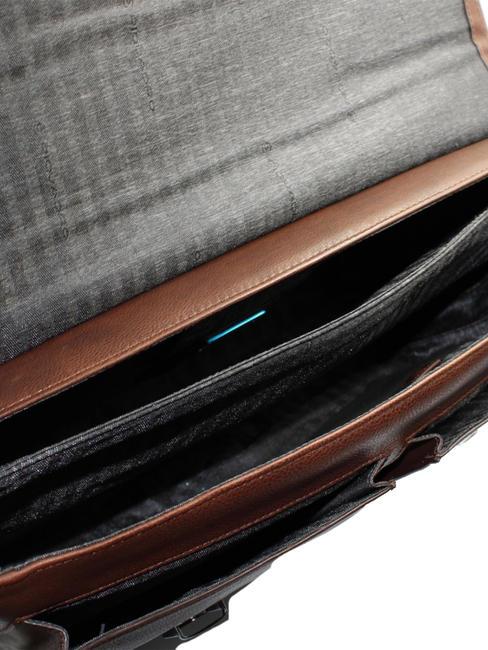 CAMPIONARIO - WOSTOK Servietă din piele de 15,6 inchi pentru PC MORO - Serviete birou