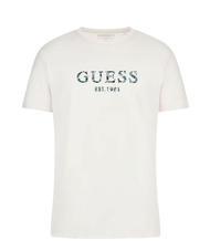 GUESS SS CN IRIDESCENT Tricou din bumbac stretch alb purpuriu - tricou - 4