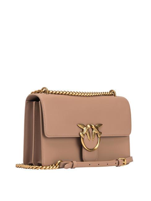 CLASSIC LOVE BAG O singură geantă biscuit de ghimbir-aur antic - Genți femei