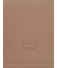 PINKO CLASSIC LOVE BAG O singură geantă biscuit de ghimbir-aur antic - Genți femei - 5