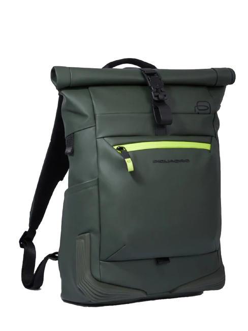 CORNER SPECIALE GOMMATO Rucsac rulant pentru laptop de 15,6". VERDE - Rucsacuri pentru laptop