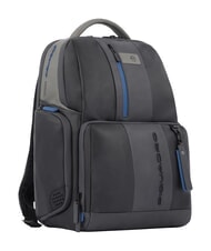 PIQUADRO Rucsac URBAN FAST-CHECK, suport pentru computer 15,6 ", din piele negru grigiongr - Rucsacuri pentru laptop - 2