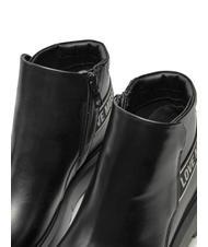 LOVE MOSCHINO SQUARE 40 Botine Beatles din piele negru - Pantofi femei - 4
