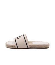 ROCCOBAROCCO RB Papuc de p&acirc;nză aproape alb - Pantofi femei - 3