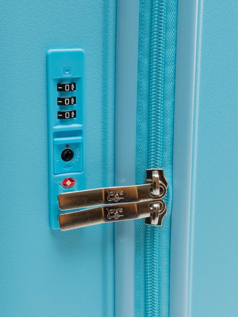 LIGHT POP 1 Cărucior pentru bagaje de mână albastru de apă - Bagaje de mână