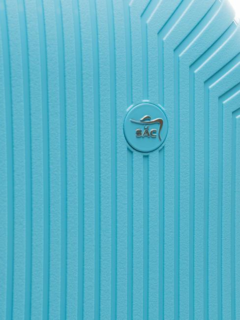 LIGHT POP 1 Cărucior pentru bagaje de mână albastru de apă - Bagaje de mână