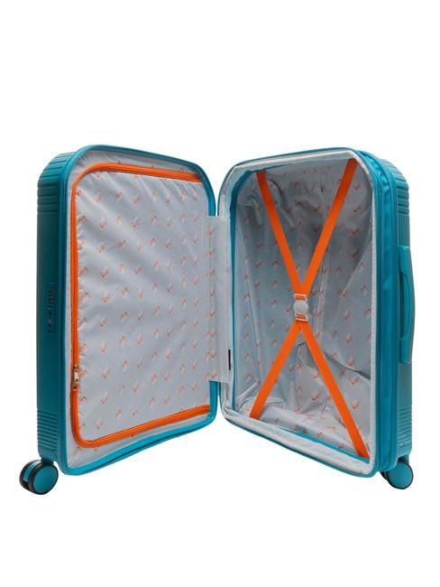 LIGHT POP 1 Set cărucior: cabina+mediu și mare extensibil moda albastru - Set trolere