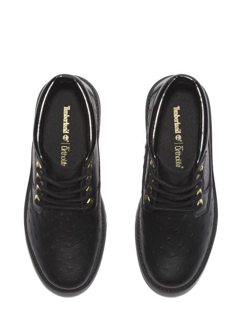 STONE STREET Botine din piele Jetblack - Pantofi femei