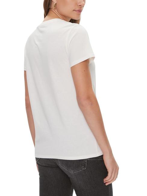 LACE Tricou din bumbac cremwhi - tricou