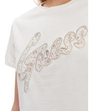 GUESS LACE Tricou din bumbac cremwhi - tricou - 4