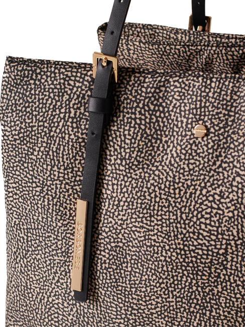 L'ECOLE NYLON  Geanta de umar, cu bareta de umar OP / NATURAL / NEGRU - Genți femei