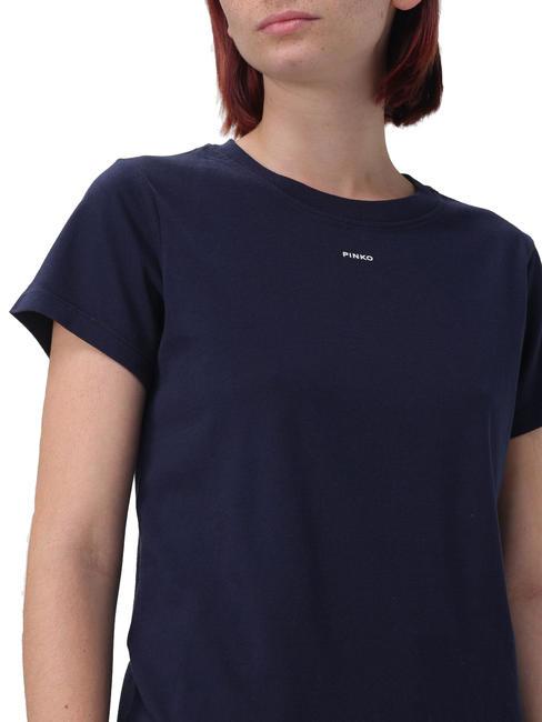BASICO  Tricou din bumbac albastru-eclipsă totală - tricou