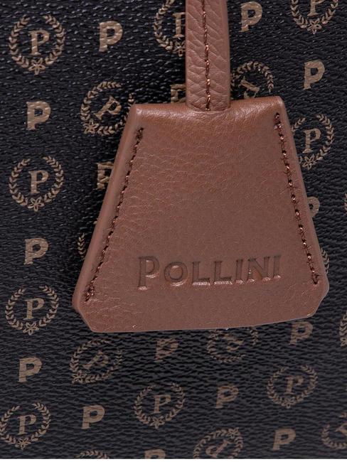 HERITAGE  Geanta cu bareta de umar negru maro - Genți femei