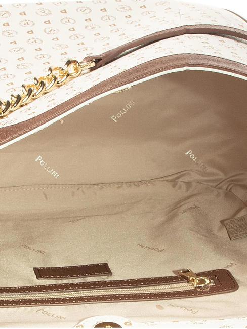 HERITAGE Geanta de umar, transformabila fildeș / brun - Genți femei