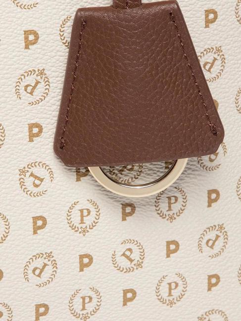 HERITAGE  Geanta cu bareta de umar fildeș / brun - Genți femei