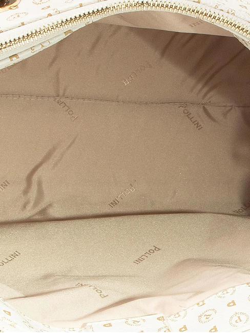 HERITAGE  Geanta cu bareta de umar fildeș / brun - Genți femei