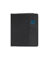 PIQUADRO Portofel Linia PULSE P16 chevron negru - Portofele bărbați - 4