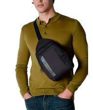 PIQUADRO P16 Geantă rucsac cu un singur umăr chevron negru - Rucsacuri pentru laptop - 4