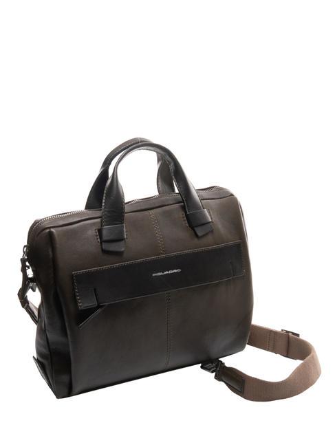 CAMPIONARIO - PYRAMID Servieta din piele pentru pc 14" VERDE - Serviete birou