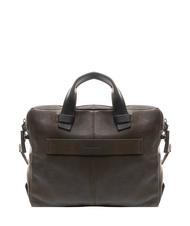 PIQUADRO CAMPIONARIO - PYRAMID Servieta din piele pentru pc 14" VERDE - Serviete birou - 3