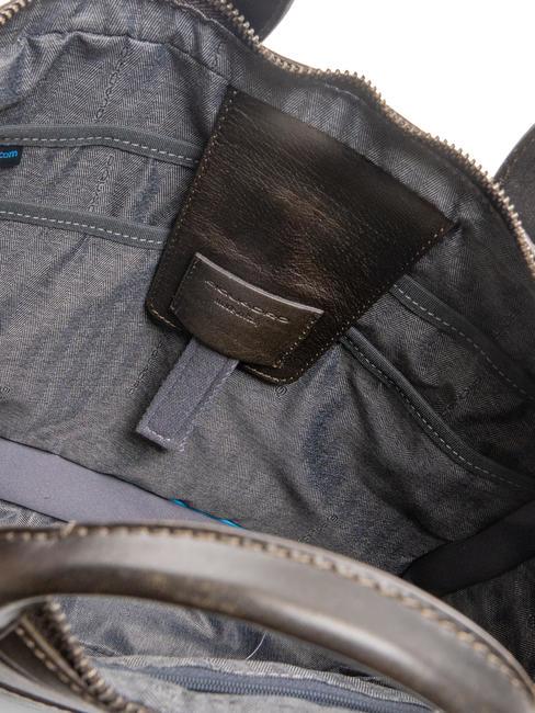 CAMPIONARIO - PYRAMID Servieta din piele pentru pc 14" VERDE - Serviete birou