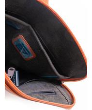 PIQUADRO CAMPIONARIO - X18 Geanta de piele portocaliu2 - Genți de umăr bărbați - 4