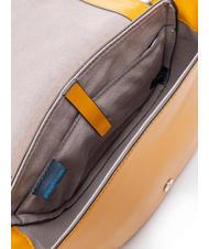 PIQUADRO CAMPIONARIO - MUSE Geantă de umăr din piele cu curea de umăr galben - Genți femei - 6