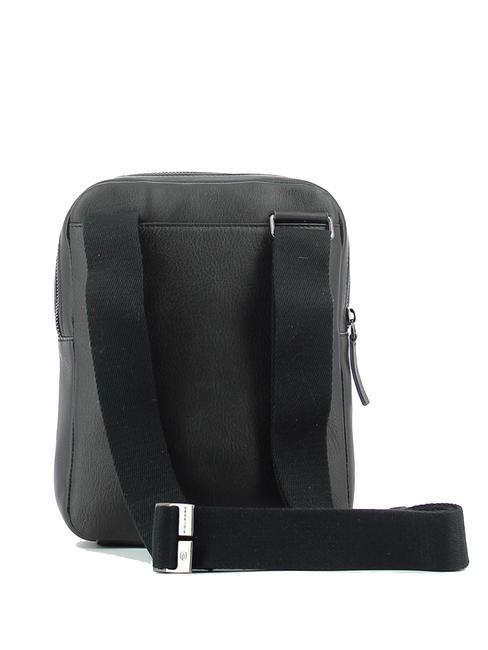 CAMPIONARIO - DAVID Geanta de umar din piele pentru iPad negru - Genți de umăr bărbați