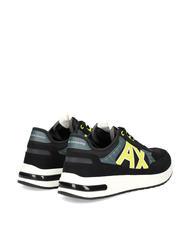 ARMANI EXCHANGE DUSSELDORF Adidași Man negru+gri+galben - Pantofi bărbați - 3