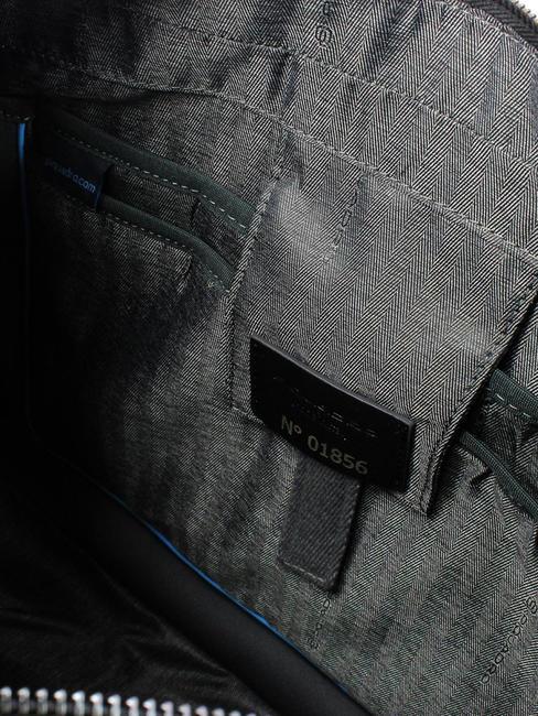 CAMPIONARIO - DAVID Servietă pentru laptop de 15,6 ", din piele negru - Serviete birou