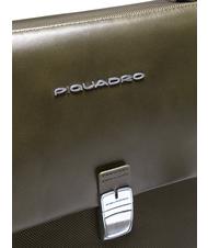 PIQUADRO Dosarul LINK 2, port PC 13 ", extensibil verde - Serviete birou - 4