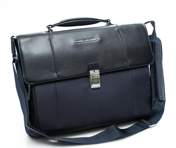 Dosarul LINK 2, port PC 13 ", extensibil albastru - Serviete birou