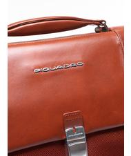 PIQUADRO Dosarul LINK 2, port PC 13 ", extensibil portocale - Serviete birou - 5