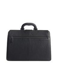 PIQUADRO CAMPIONARIO - BLACK SQUARE Geanta Doctor din piele, suport PC 13". negru - Serviete birou - 3