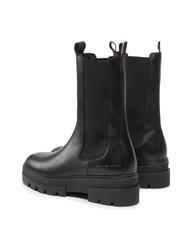 TOMMY HILFIGER MONOCHROMATIC CHELSEA Botine inalte din piele BLACK - Pantofi femei - 3