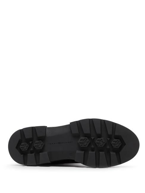 MONOCHROMATIC CHELSEA Botine inalte din piele BLACK - Pantofi femei