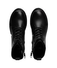 TOMMY HILFIGER TOMMY JEANS Urban Lace Up Botine din piele BLACK - Pantofi femei - 4