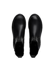 TOMMY HILFIGER TOMMY JEANS Urban Chelsea Botine din piele BLACK - Pantofi femei - 4