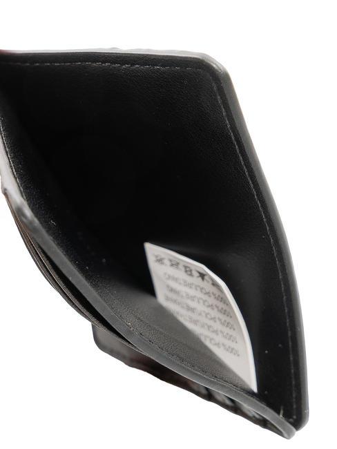 ALEXANDRA  Suport plat pentru card negru - Portofele femei