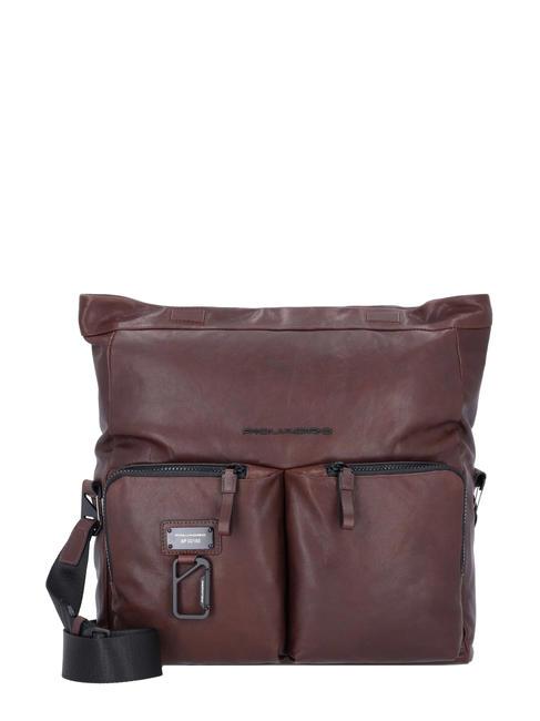 CAMPIONARIO - HARPER  Messenger pentru PC 13", din piele MORO - Serviete birou