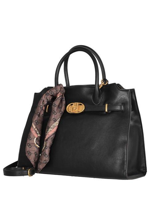 NADIE  Geanta de mana, cu bareta de umar BLACK - Genți femei